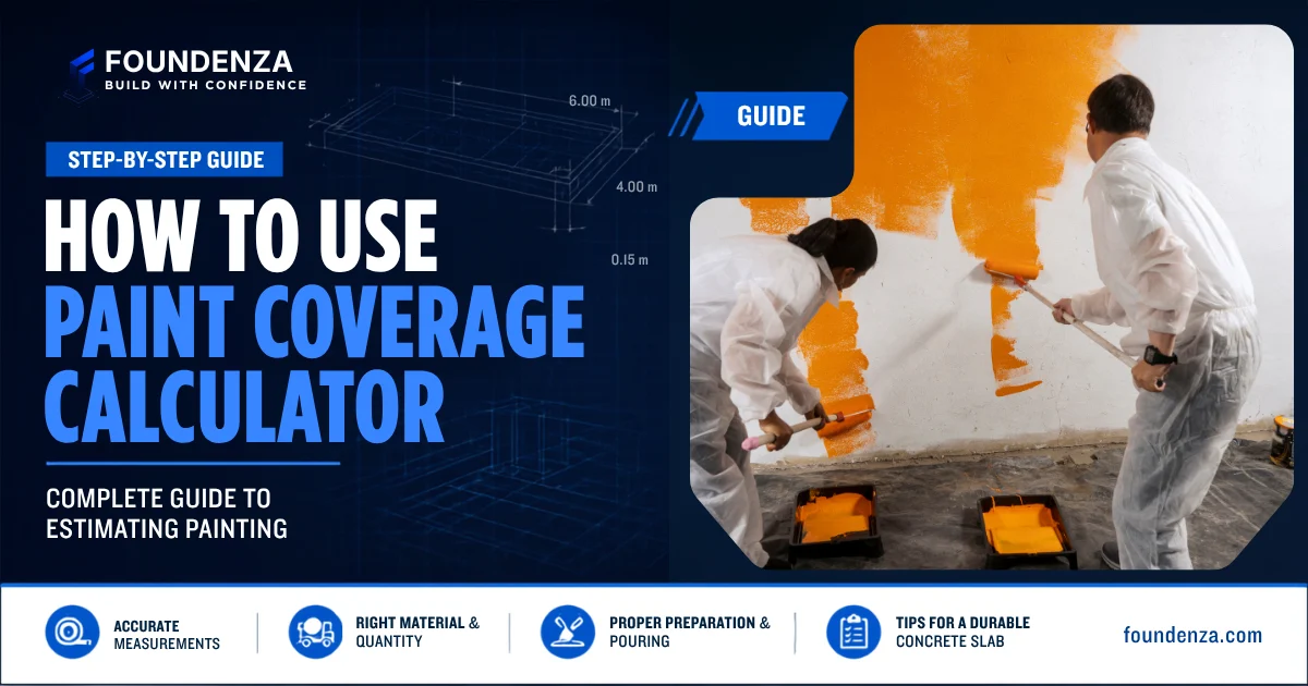 How to Use a Paint Coverage Calculator Paint roller and calculator inputs used to estimate paint quantity and coverage area